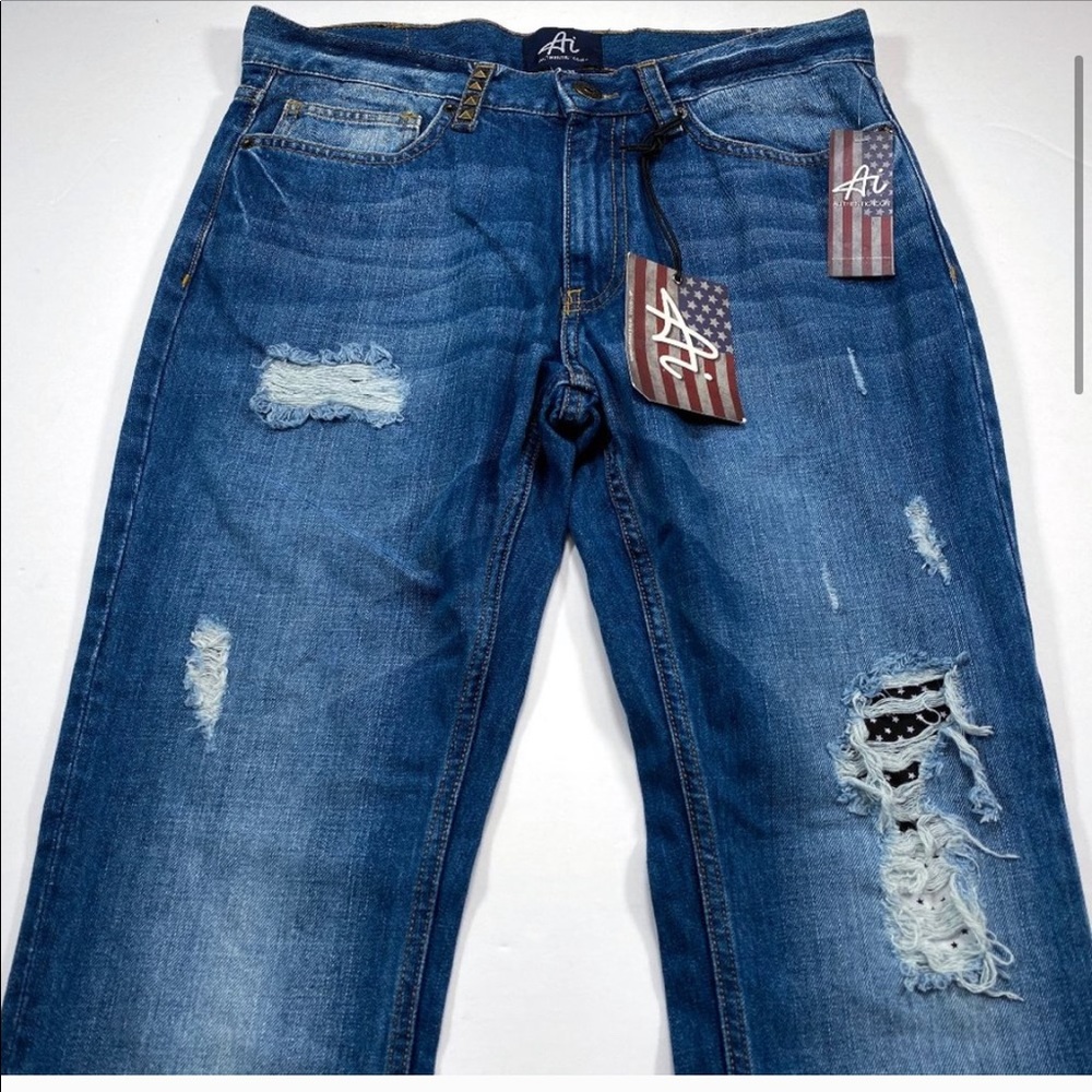 Authentic Icon American Idol 32x34 Slim Boot Jeans